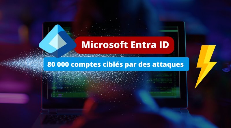 Microsoft Entra ID - 80 000 comptes ciblés par des attaques